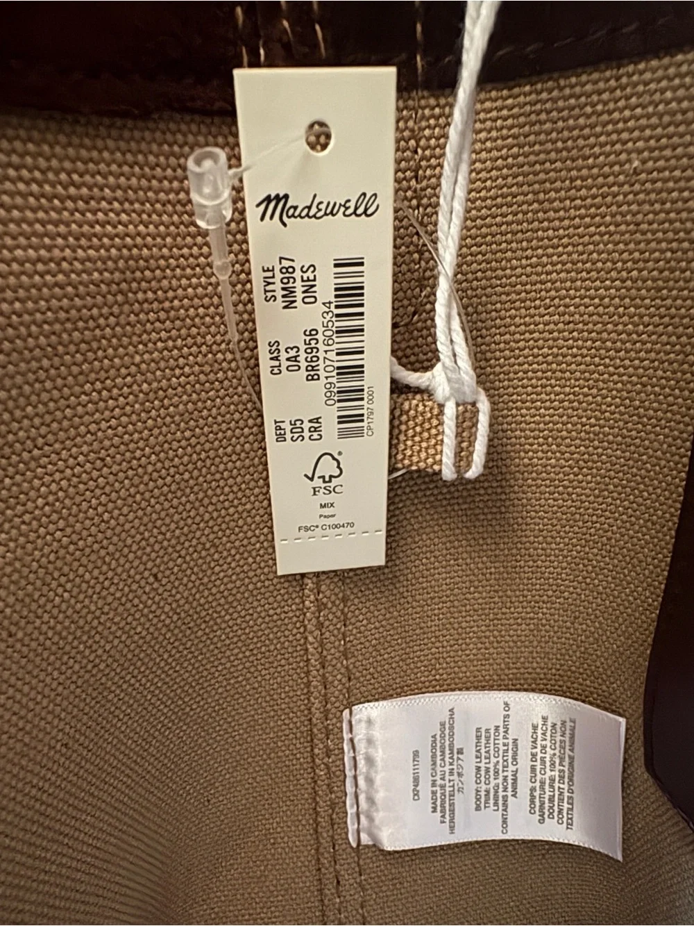 Madewell the essential mini bucket tote in suede